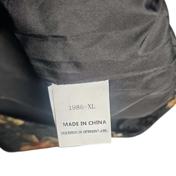 NWT Gorgeous Floral Tapestry Cropped Blazer With Peter Pan Collar Size M - Picture 4 of 8